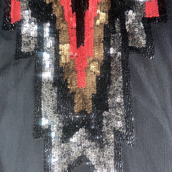 Anthropologie  New Holiday Yoana Baraschi Black Tunic Dress Originally $482 - Picture 6 of 6